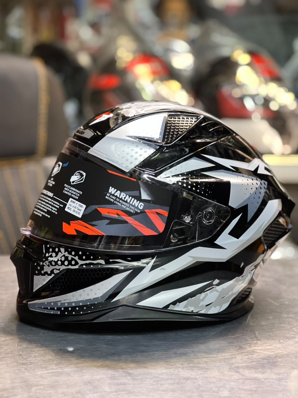 Steelbird SBH-25 Sharp Albus Full-Face